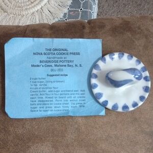 The Original Nova Scotia Ceramic Cookie Press